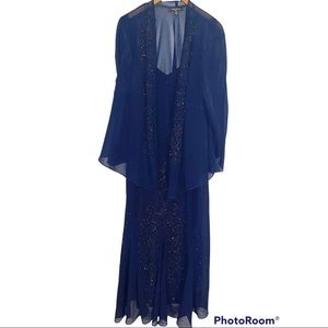 R&M Richards Dress and Shawl